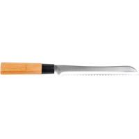Broodmes/kartelmes - RVS met bamboe houten handvat - lemmet 19 cm - Broodmessen