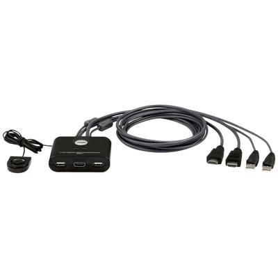 ATEN CS22HF HDMI-switch HDMI Toetsenbord 1920 x 1080 Pixel