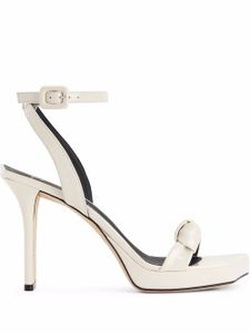 Giuseppe Zanotti sandales Nefertite à détail noué - Blanc