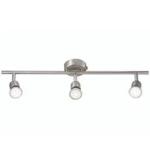 Avenue plafondlamp 3x GU10 geborsteld staal Nordlux 76570132