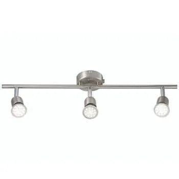Avenue plafondlamp 3x GU10 geborsteld staal Nordlux 76570132