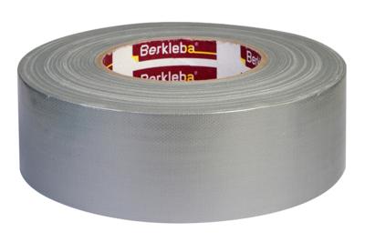 Berkleba Tape linnen 50x25mt grijs rol