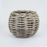 Drypot Tina Extra Dik Rotan Grijs d48h36cm