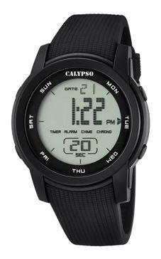 Horlogeband Calypso K5698-6 Kunststof/Plastic Zwart
