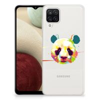 Samsung Galaxy A12 Telefoonhoesje met Naam Panda Color