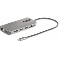 StarTech.com USB-C Triple Monitor Multiport Adapter, 5Gbps, Dual 4K 60Hz + 4K 30Hz HDMI & DisplayPor