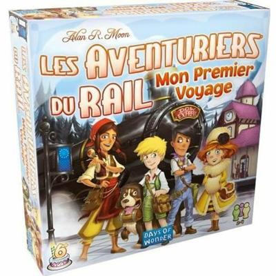 Bordspel Asmodee Rail Adventurers : My First Voyage (FR) Zwart Blauw Wit Groen