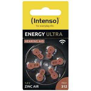 Intenso A312 Energy Hörgeraete Batterie 6er Blister - Batterie - 148 mAh Wegwerpbatterij 312 Zink-lucht