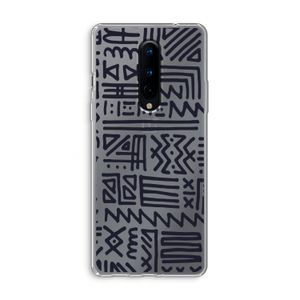 Marrakech print: OnePlus 8 Transparant Hoesje