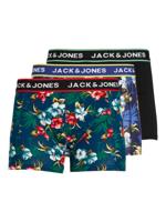 Jack & Jones Boxershorts JACFLOWER Trunks 3-pack Zwart / Navy-XL