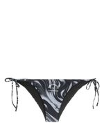 Karl Lagerfeld bas de bikini à détail noué - Noir