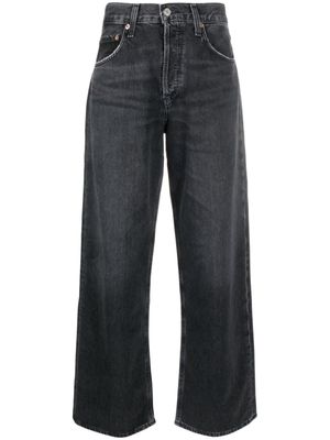 AGOLDE jean ample à taille haute - Noir