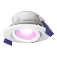 Lima smart inbouwspot - Wifi + Bluetooth - RGBWW - GU10 5,5 Watt 345 Lumen - Kantelbaar - Google Home, Amazon Alexa en Siri - IP65 Waterdicht - Wit - Bestuurbaar via app en stem