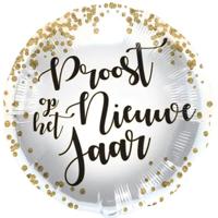 'Ballon 'Proost op het Nieuwe Jaar'' | Luxe cadeaus
