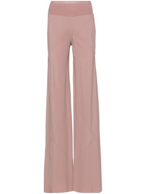 Rick Owens pantalon évasé Bias à coupe évasée - Rose
