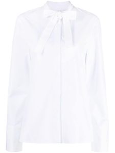 Jil Sander chemise à détails de nœuds - Blanc