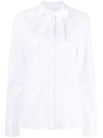 Jil Sander chemise à détails de nœuds - Blanc