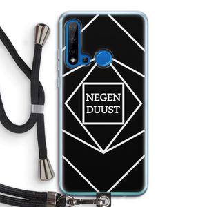 Negenduust geometrisch: Huawei P20 Lite (2019) Transparant Hoesje met koord