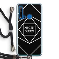Negenduust geometrisch: Huawei P20 Lite (2019) Transparant Hoesje met koord