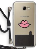 Kusje: Samsung Galaxy A5 (2017) Transparant Hoesje met koord