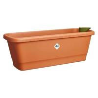 Elho Noa Balconiere M - Bruin - L 52 x B 20 x H 18 cm - Buitenbalkon - 100% gerecycled