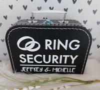 Ring Security koffertje - Met namen bruidspaar - thumbnail