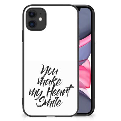iPhone 11 | Telefoon Hoesje | met tekst Heart Smile