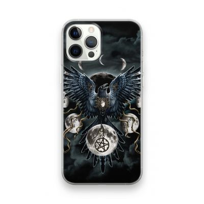 Sinister Wings: iPhone 12 Pro Transparant Hoesje