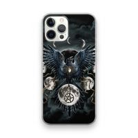 Sinister Wings: iPhone 12 Pro Transparant Hoesje