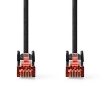 Nedis CAT6 Netwerkkabel | RJ45 Male | RJ45 Male | S/FTP | 2.00 m | Rond | LSZH | Zwart | Label - CCGL85221BK20