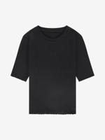 Nik&Nik zomer rib top meisjes - zwart - Sylvia