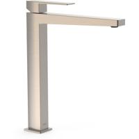 Wastafelkraan Tres Slim | Opbouw | Mengkraan | Hoog model | 1-hendel | Vierkant | RVS look
