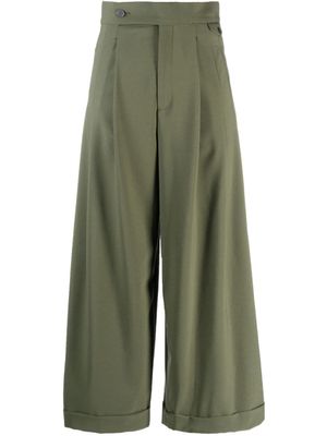 Closed pantalon palazzo Hanbury à design plissé - Vert