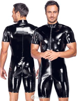 * BLACK LEVEL Lak jumpsuit kort, BL2890577