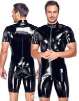 * BLACK LEVEL Lak jumpsuit kort, BL2890577