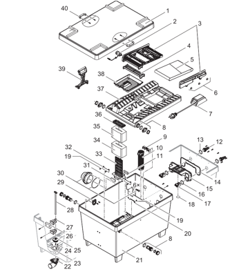 OASE Onderdelen BioTec ScreenMatic 36 Schuimafdekplaat BioTec