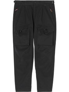 Burberry pantalon droit à poches cargo - Noir