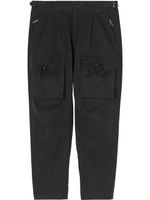 Burberry pantalon droit à poches cargo - Noir