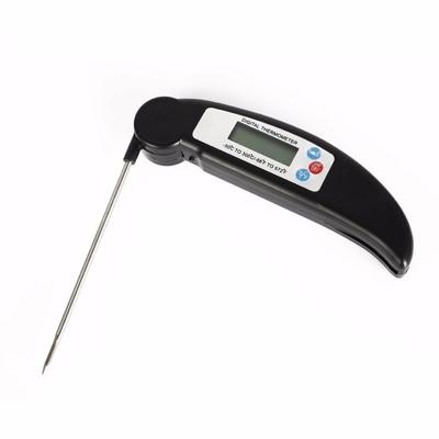 Vouwen van vlees thermometer digitale keuken thermometer voedsel koken BBQ-sonde (zwart)