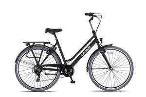 Crown New york 28 inch 53 cm dames 7v v-brakes matzwart