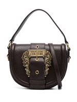 Versace Jeans Couture sac à main en cuir à boucle logo - Marron