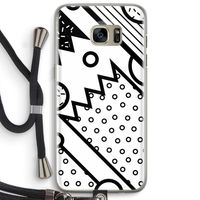 Pop Art #4: Samsung Galaxy S7 Edge Transparant Hoesje met koord