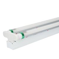 LED TL armatuur 120cm dubbel - T8 (G13) - 36 Watt 5760 lumen (160lm/W) - 3000K warm wit (830) - Flikkervrij - IP20 Stofdicht