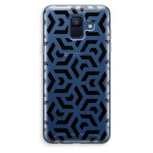 Crazy pattern: Samsung Galaxy A6 (2018) Transparant Hoesje