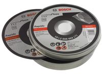 Bosch Accessoires Bosch doorslijpschijven metaal inox 115mm x 1 mm | per 10 - 2608603254 Bosch Accessoires Bosch doorslijpschijven metaal inox 115mm x 1 mm | per 10 - 2608603254