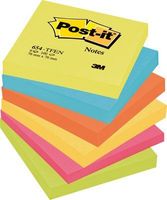 Post-It FT510283540 zelfklevend notitiepapier Vierkant Blauw, Groen, Oranje, Roze, Geel 100 vel Zelfplakkend - thumbnail