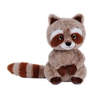 Pluche speelgoed knuffeldier Wasbeer - 24 cm - Wasberen knuffels - thumbnail