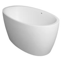 XenZ Vrijstaand Bad Sio 180x90x66 cm Solid Surface Wit