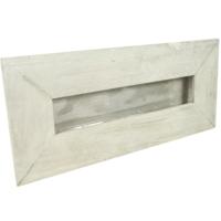 Wanddecoratie Wood whitewash 51,5 cm | 15 stuks