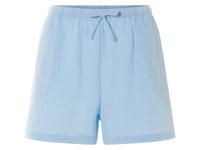 esmara Korte mousseline dames broek (Lichtblauw, S (36/38))